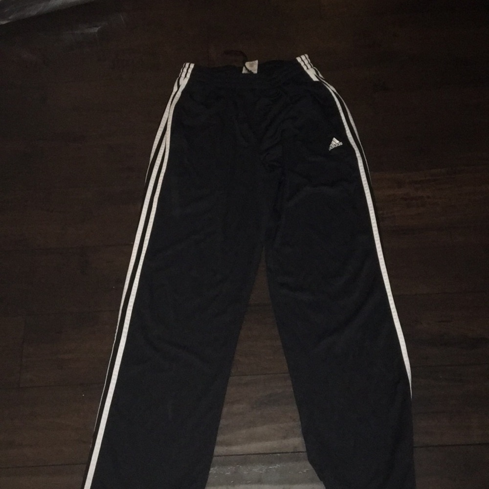 Adidas wide leg track pants